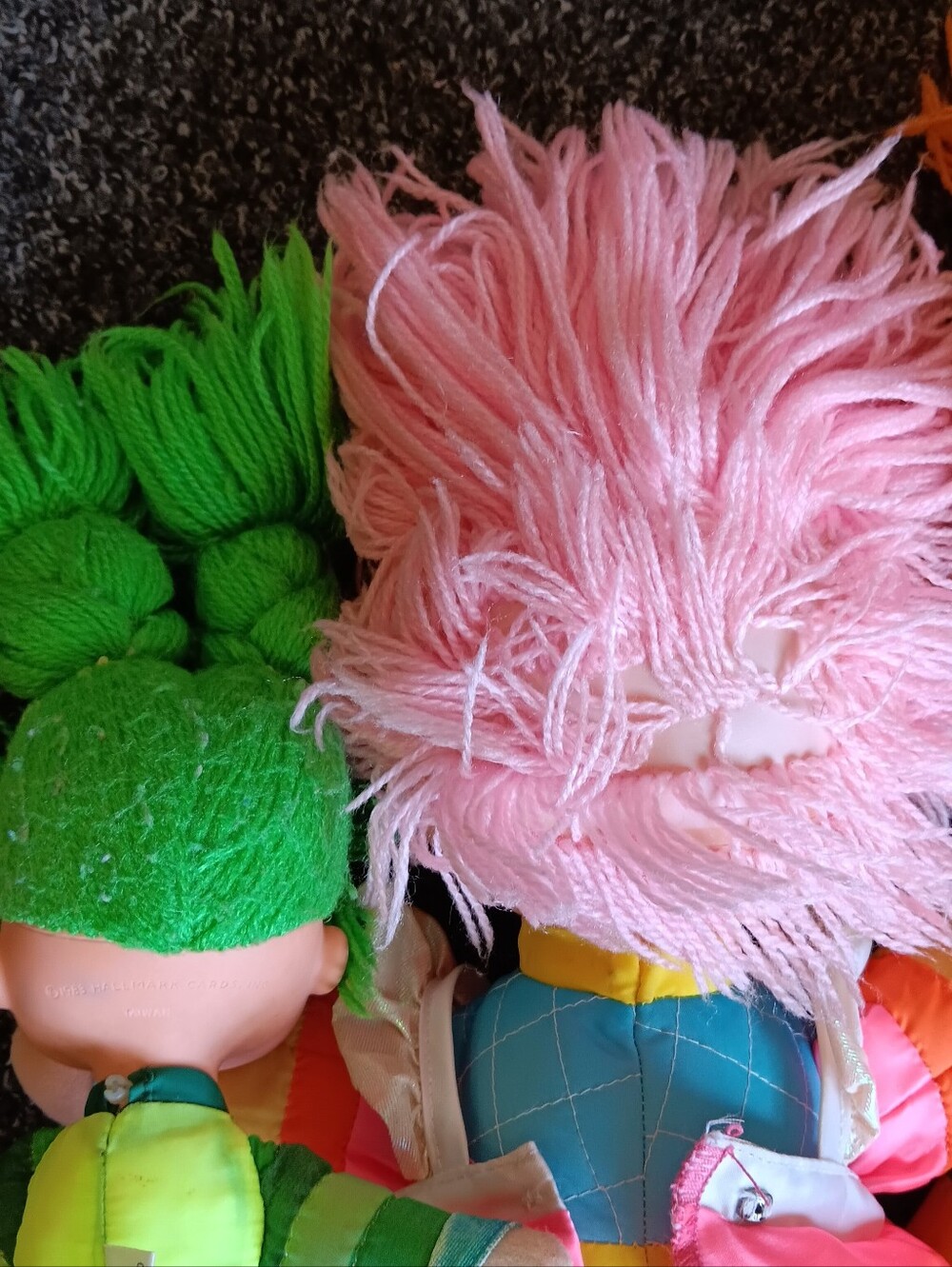 1983 Rainbow Brite, Tickled Pink & Mini Baby Brite Vintage Doll Set, 80s Kids - Picture 10 of 14